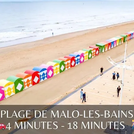 *l'ecrin De Ronsard*plage & Centre-ville * Dunkirk